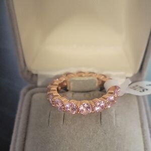 Elegant Pink Gemstone Ring